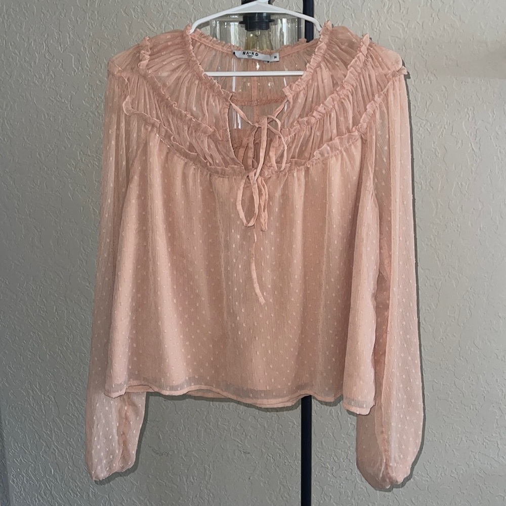 Pink blouse